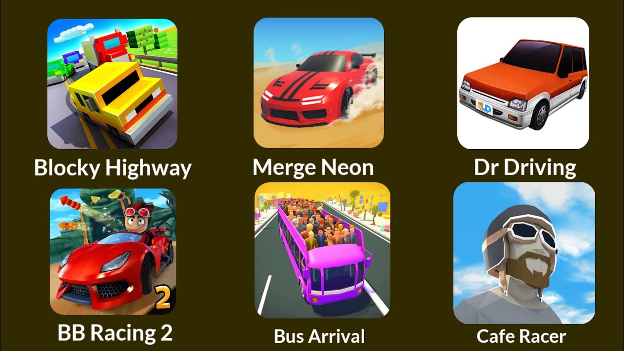 Highway to Cafe 🏎️ | Blocky Highway, BB Racing 2, Bus Arrival & More