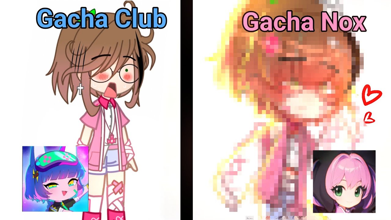 Gacha Nox is a 9.5/10 :) wish they added new glasses : r/GachaClub