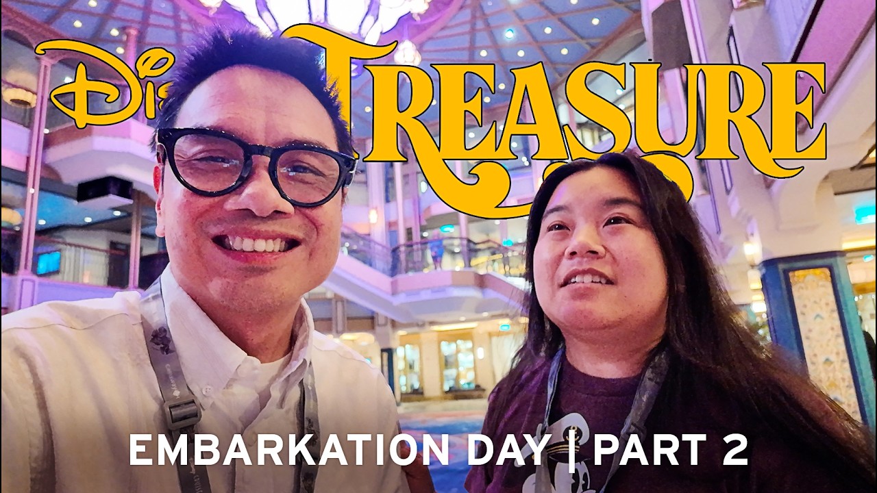 DISNEY TREASURE | FIRST TIME | EMBARKATION DAY 2026 VLOG | DAY 1 | PART 2
