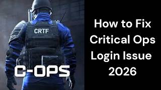 How to Fix Critical Ops Login Issue 2026 screenshot 1