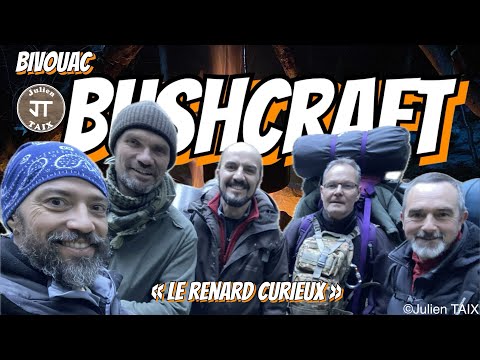 Bushcraft Bivouac "The Curious Fox" ​⁠with Yann@latribudesbois, Yvan Edgar and Sam #bushcraft