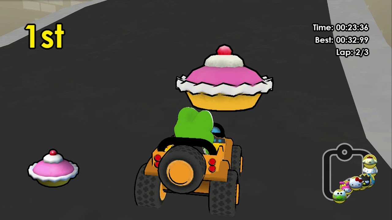 Hello Kitty Kart Kruisers City Race Track YouTube
