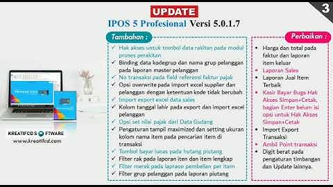 Video Update ipos 5 versi 5.0.1.7
