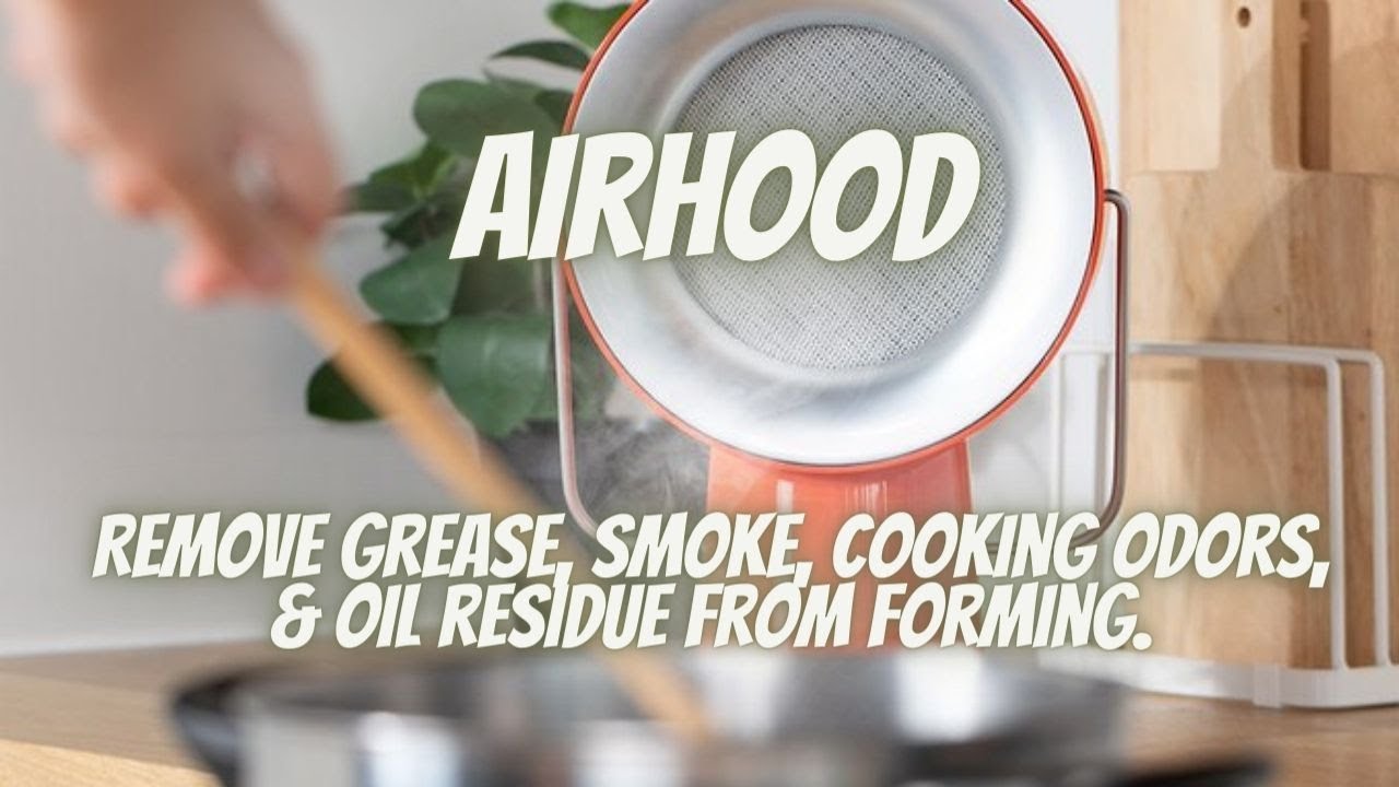 Unboxing And Trying Out The Airhood Portable Kitchen Air Cleaner
