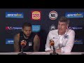 Mike Kelly and DJ Newbill post-game press conference (Round 13, 2020)