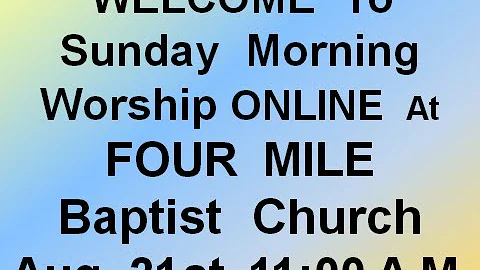 Sunday, Aug. 21st, 2022 - 11:00 AM Online Service ...