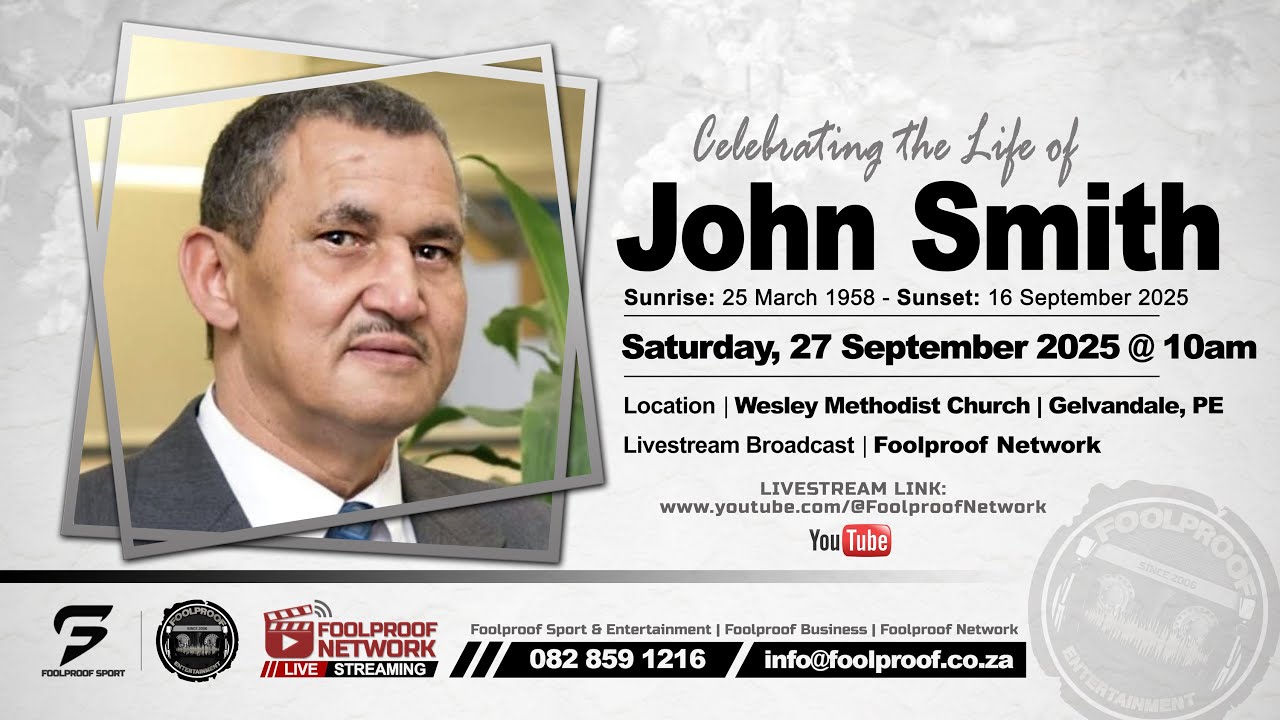 #LIVESTREAM | FUNERAL SERVICE OF JOHN JOSEPH SMITH - YouTube