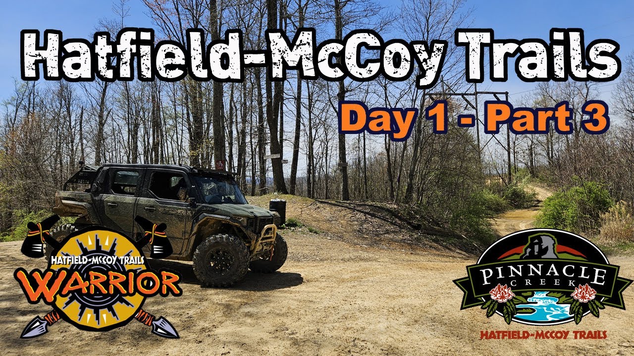 Hatfield-McCoy Trails - Ride to Warrior Trails From Ashland Resort - Day 1 Part 3-Polaris Xpedition