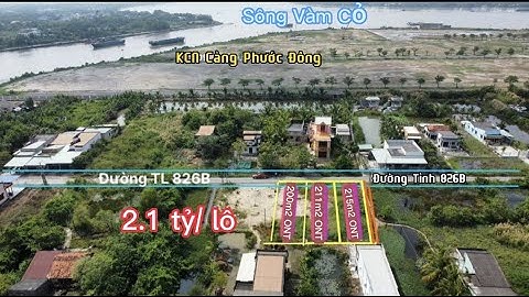 7.5x28 đất thổ cư Khu Công Nghiệ Cảng Phước Đông Cần Đước Long An