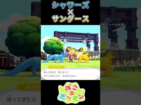 【ぽこあポケモン】生活環境が違いすぎる二人【ポケモン】