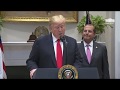 President Trump Participates in the Announcement of State Opioid Response Grants