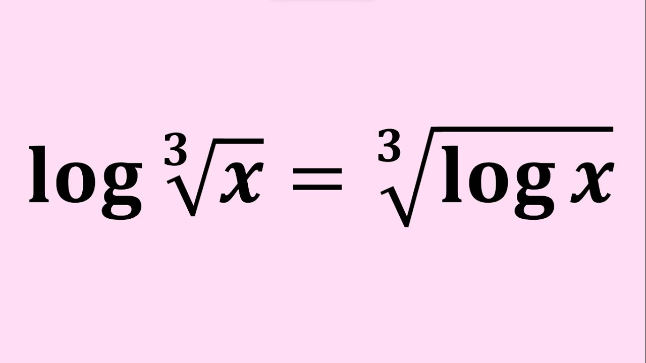Logarithm Challenge: Can You Crack the Code? - YouTube