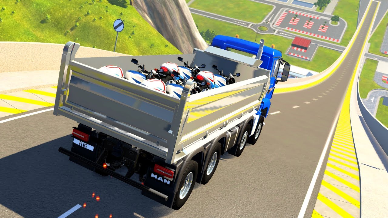 Loaded Truck Crashes #2 - BeamNG Drive | Crashes Plus