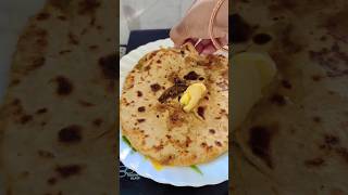 Typical North Indian Breakfast  | Aloo Paratha #food #youtubeshorts #shorts