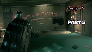 Batman arkham knight part 5 ps4 pro gameplay
