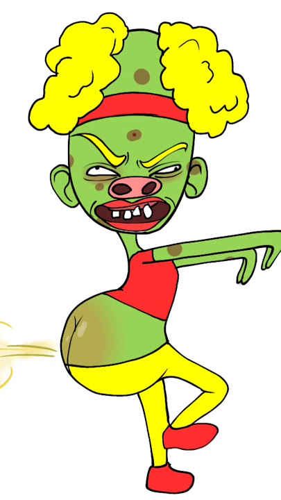 Zombie Dance but Funny D Billions #cartoon #cartoonmemes #funnycartoon