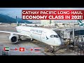 BRUTALLY HONEST | Flying CATHAY PACIFIC in 2021 from Dubai to Phuket on the A350-900 and A330-300!