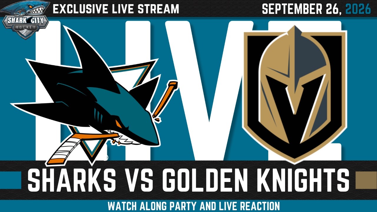 San Jose Sharks vs Vegas Golden Knights LIVE Watch Along & Fan Chat!