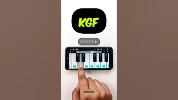 KGF BGM Piano Tutorial