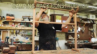 CAMPING Rack Construction - Carpenter's workshop, Camping tools