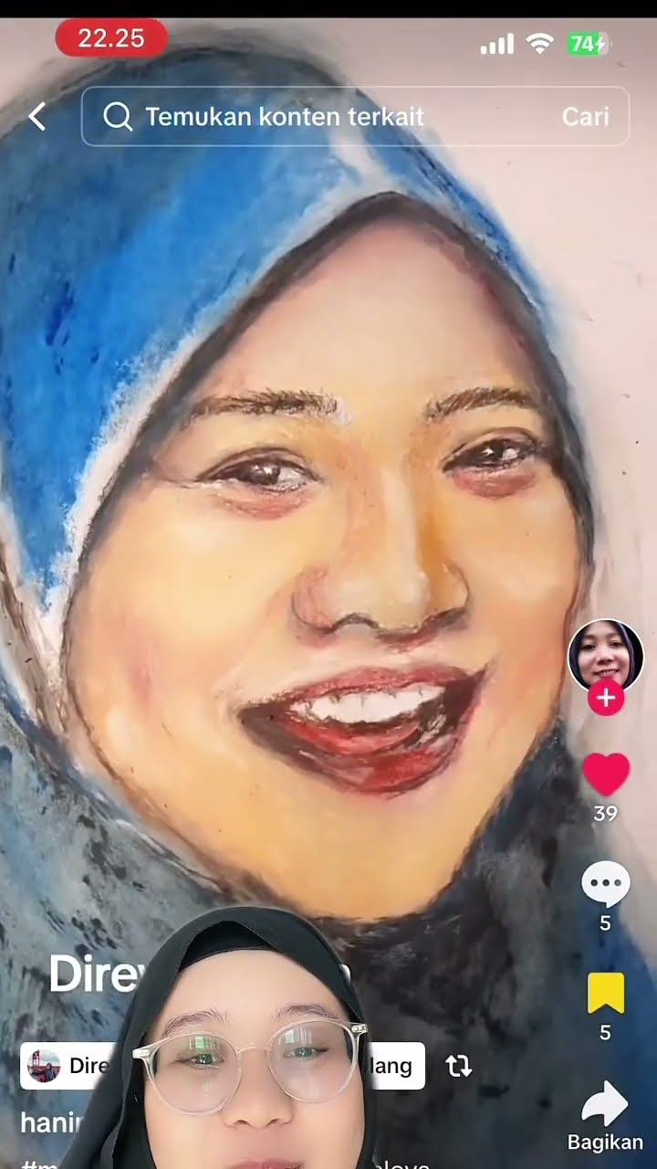 WAH? ADA YANG GAMBARIN AKU LAGI? TERIMA KASIH BANYAK