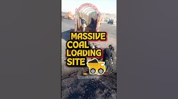 Real Coal Loading at Mach Coal Pvt. Ltd. | Heavy Trucks in Action at Coal Site #mach #machine