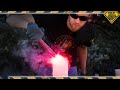 Road Flare vs Liquid Nitrogen! TKOR Busts Out On Some Cool Road Flare Tricks!