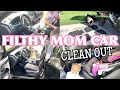 FILTHY MOM CAR CLEAN OUT w/ BEFORE & AFTER SHOTS / SPEED CLEAN WITH ME 2020