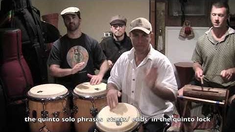 Afro Cuban "Quinto Lock" the secret solo ride for rumba by  M. Pluznick Part 1