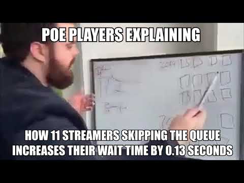 PoE players explaining why queue jumping is bad