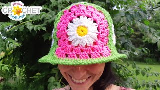 Daisy Bucket Hat Pattern Now Available In Our Etsy Shop! Profile