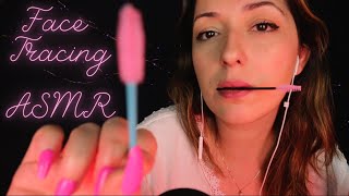 ASMR | Tracing Your Face / Spoolie Nibbling | Looots of Up-Close Personal Attention