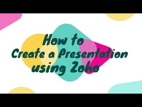 How to Create a Presentation Using Zoho