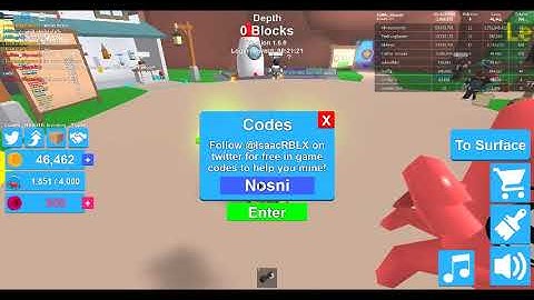 roblox Mining Simulator how to get 320 Tokens by four code