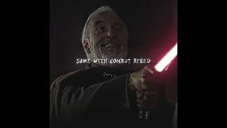 Luke Skywalker vs Count Dooku | Borderline (speed up) #aftereffects #starwars #topaz #edit