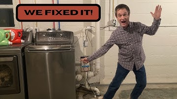 LG washing machine leaking water. Easy fix!
