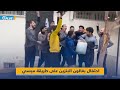 على طريقة ميسي.. لاعب نادي الوحدة طارق هنداوي يحتفل بغالون البنزين