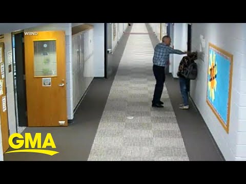 Ex-Indiana teacher caught on camera slapping student