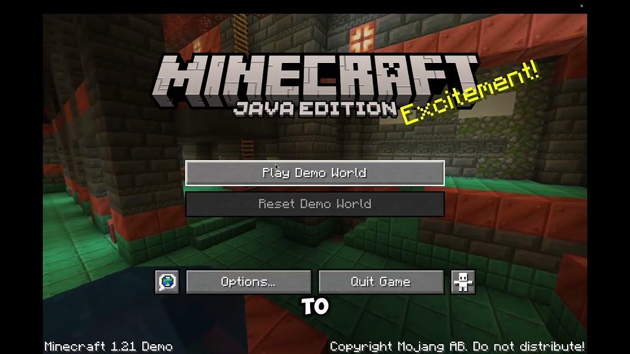 How to go into creative mode in Minecraft Java Edition demo - YouTube