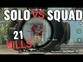 PUBG MOBILE LITE l Solo vs squad l GamePlay Video l 21 KILLS and AMAZING CHIKEN DINNER