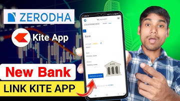 How To Add New Bank Account in Zerodha Add Bank Account in Zerodha Kite App
