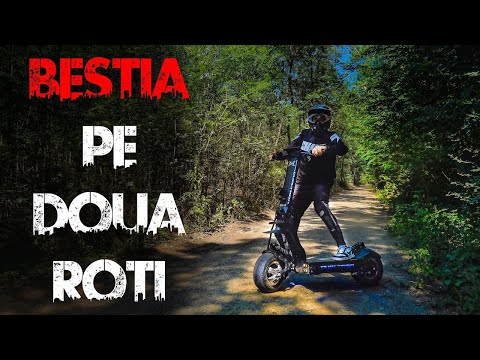 Pe o trotineta de 5500 de euro capabila de 100kmh  BESTIA DUALTRON X