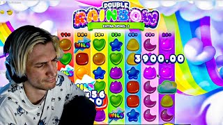 XQC WAS DEVASTATED AFTER ONLY WINNING 500K ON DOUBLE RAINBOW