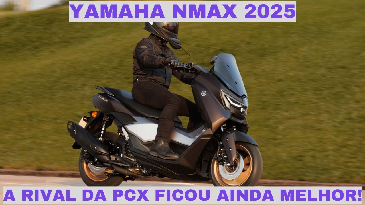 Nova Yamaha NMax 2025: Atualizações de Design e Tecnologias