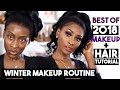 WINTER FOUNDATION ROUTINE USING 2018 FAVOURITES & QUICK HAIR TUTORIAL | DSOAR HAIR