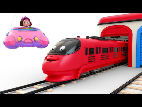 Pinky and Panda Fun Play Preschool Toy Train  - Colors Videos Collection for Children