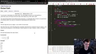 CSES Robot Path live coding
