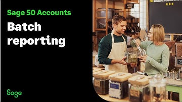 Sage 50 Accounts (UK) - Batch reporting