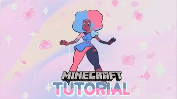 Minecraft Steven Universe Cotton Candy Garnet Statue Building Tutorial
