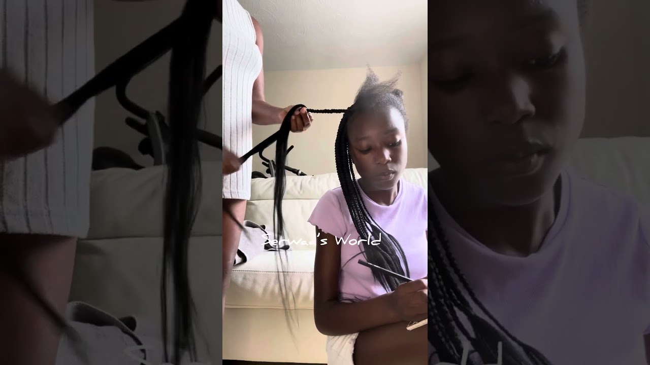 How I did my daughters hair for back to school 🎀👏